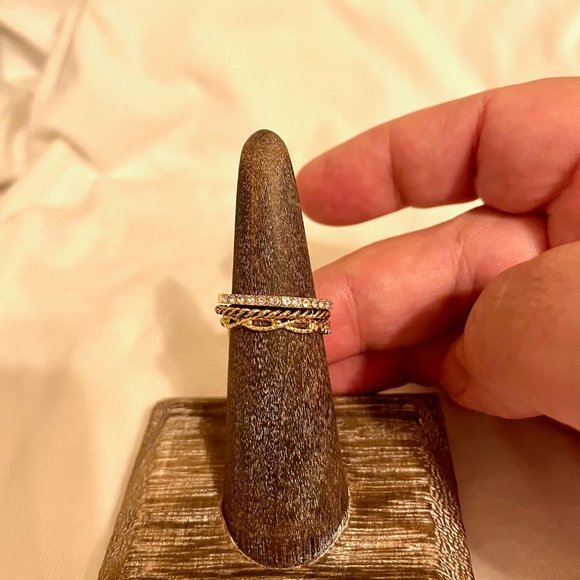 Three's Not a Crowd Stacking Ring Trio - Picture 2 of 3